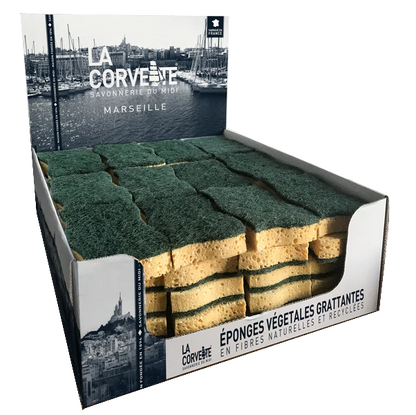 Eponges végétale grattantes