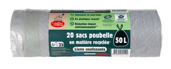 Sacs poubelle coulissants